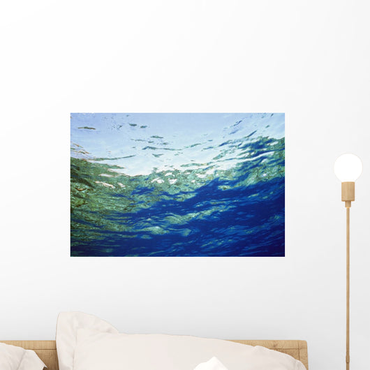 Ocean Water And Reflections, Close-Up Wall Mural