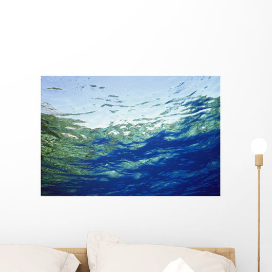 Ocean Water And Reflections, Close-Up Wall Mural