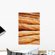 Baguettes In A Patisserie In Paris, Close-Up Wall Mural