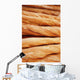 Baguettes In A Patisserie In Paris, Close-Up Wall Mural