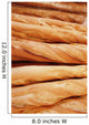 Baguettes In A Patisserie In Paris, Close-Up Wall Mural