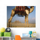 Looking Under Camel To Great Pyramids Of Giza Wall Mural