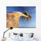 Palm Tree Above Bavaro Beach At Dawn Wall Mural