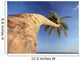 Palm Tree Above Bavaro Beach At Dawn Wall Mural