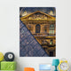 Detail Of The Glass Pyramid Outside The Louvre Museum At Dusk Wall Mural