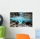Sandy Lagoon And Reef Reflected In Calm Sea Wall Mural
