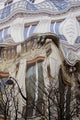 Surreal Swirling Fake Facade Of Building Wall Mural