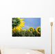 Sunflowers And Rainbow Wall Mural
