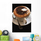 Cappuccino With Cocoa Powder Wall Mural