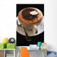 Cappuccino With Cocoa Powder Wall Mural