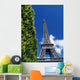 The Eiffel Tower And Shrub Wall Mural