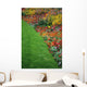 Colorful Flowers And Grass In Paris, Close-Up Wall Mural