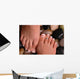 Feet on Pebbles Wall Mural