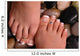 Feet on Pebbles Wall Mural