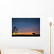 Buffalo At Sunset In Elk Island National Park Wall Mural