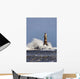 Waves Crashing Against Roker Lighthouse Wall Mural