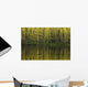 Trees Reflected In The Water Wall Mural