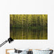 Trees Reflected In The Water Wall Mural