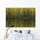 Trees Reflected In The Water Wall Mural
