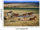 Cowboy Riding With Herd Of Horses Wall Mural
