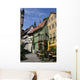 Colorful Half-timbered Houses Old Wall Decal