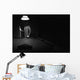 Pool Player in Black and White Wall Mural