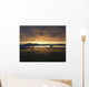 Midnight Sun Over Snowy Disko Bay Wall Mural
