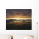Midnight Sun Over Snowy Disko Bay Wall Mural