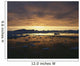 Midnight Sun Over Snowy Disko Bay Wall Mural