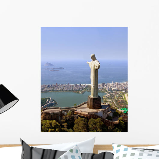 Aerial View of Christ the Redeemer Monument Wall Mural