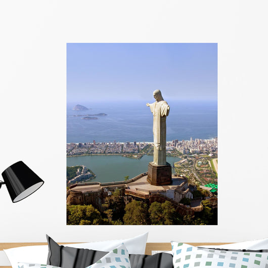 Aerial View of Christ the Redeemer Monument Wall Mural