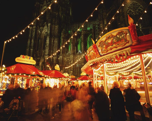 Cologne Cathedral And Christmas Market Wall Mural