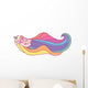Floating Rainbow Unicorn Wall Decal