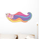Floating Rainbow Unicorn Wall Decal