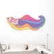 Floating Rainbow Unicorn Wall Decal