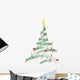 Musical Christmas Tree Wall Decal