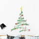 Musical Christmas Tree Wall Decal