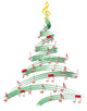 Musical Christmas Tree Wall Decal
