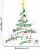 Musical Christmas Tree Wall Decal