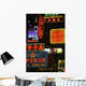 Neon Signs On Nathan Road, Close Up Wall Mural