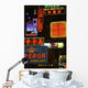 Neon Signs On Nathan Road, Close Up Wall Mural