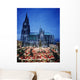 Cologne Cathedral And Christmas Market Wall Mural