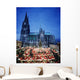 Cologne Cathedral And Christmas Market Wall Mural
