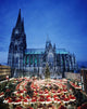 Cologne Cathedral And Christmas Market Wall Mural