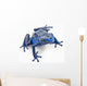 Blue Poison Dart Frog Wall Decal
