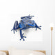 Blue Poison Dart Frog Wall Decal