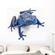 Blue Poison Dart Frog Wall Decal