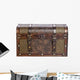 Old Vintage Treasure Chest Wall Decal