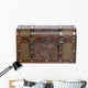 Old Vintage Treasure Chest Wall Decal
