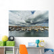 Boats In A Harbor Wall Mural